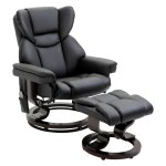 Massagestoel – RelaxWellness - Ligfunctie – Voetsteun - Zwart