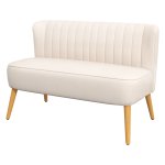 Tweezitsbank - Comfortable Living - Draagkracht 150 kg - Crèmewit
