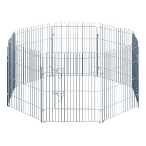 Puppyloop – Riser – 8-delig – B63 x H76 cm - roze