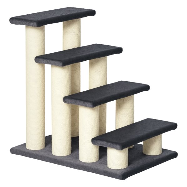 Dierentrap - ComfortMax - Pluche bekleding - Grijs