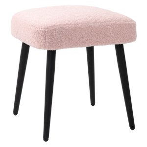 Voetenbank - Luxe gestoffeerd - Roze