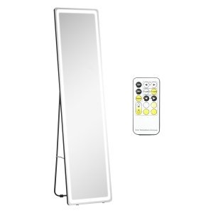 Spiegel - LuxeGlow - met LED-verlichting - make-up - zilver