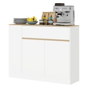 Opbergkast - Kast - Schuiflade - Opbergvakken - Wit