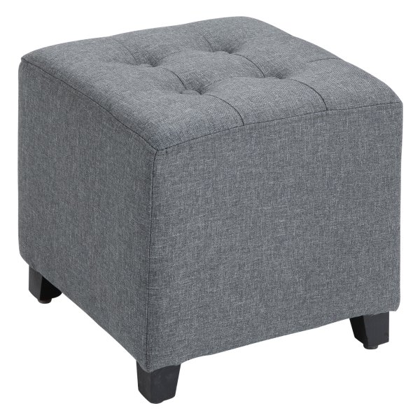 Zithocker - Trendy Living - Houten poten - Grijs