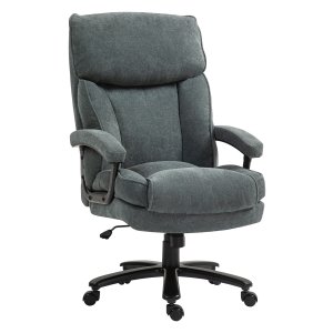 Bureaustoel - Stevige constructie - Zachte bekleding - Grijs