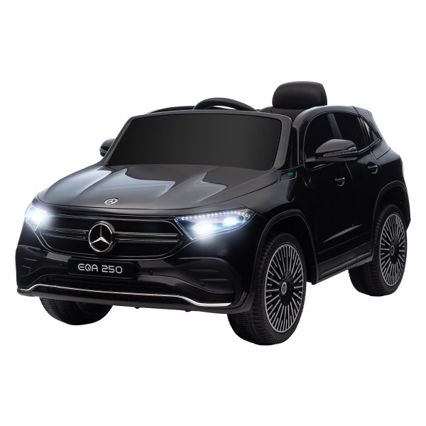 Elektrische kinderauto - Licentie - Snelheid - Zwart