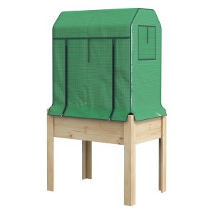 Moestuinbak - Groenevinger - Verhoogd model - Kweekkas - Groen