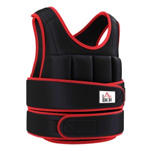 Trainingsvestgewicht - Krachtig - Verstelbaar - Zwart + Rood