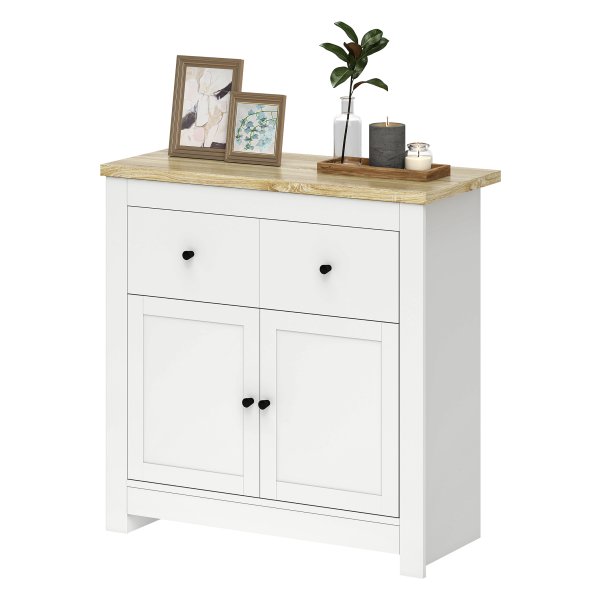 Dressoir ladenkast - Ladenkast met veel opbergruimte - Soft-close deuren - Wit