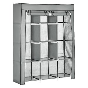 Kledingkast - Opvouwbaar - Slaapkamer - Lichtgrijs