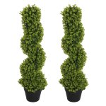 Kunstplanten - Set van 2 - Decoratief – Voor binnen - Groen