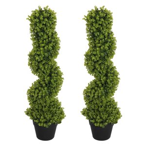 Kunstplanten - Set van 2 - Decoratief – Voor binnen - Groen