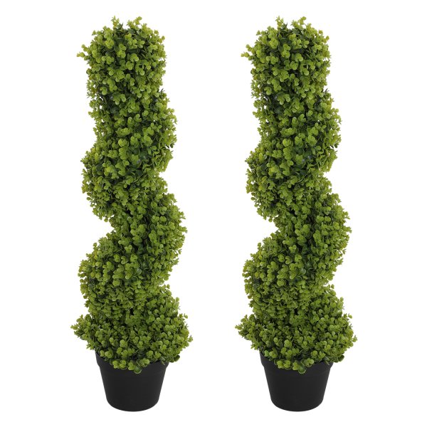 Kunstplanten - Set van 2 - Decoratief – Voor binnen - Groen