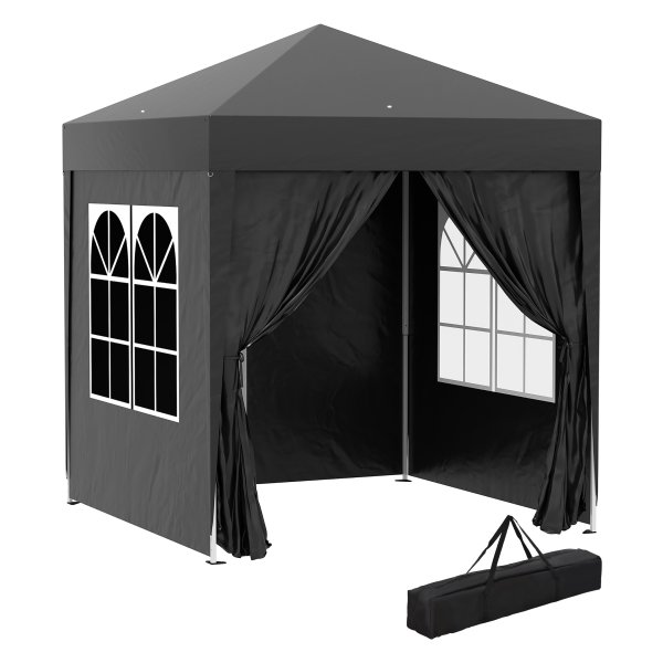 Tuinpaviljoen - Opvouwbaar - UV-bescherming - Zwart