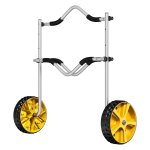 Kajakwagen - Verstelbaar - Aluminium - Geel