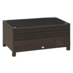 Balkontafel - TrendyGarden - Poly rattan - Bruin