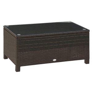 Balkontafel - TrendyGarden - Poly rattan - Bruin