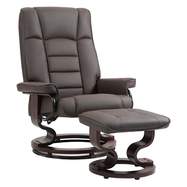 Zitmeubelen - Fauteuil - Luxe draaibaar - Verstelbaar - Bruin