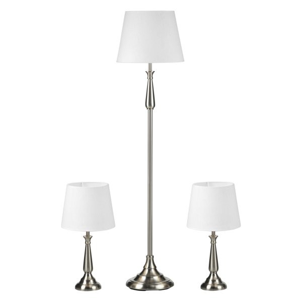 Lampenset - Vintage Luxe - 3-delige serie - Crèmekleurig
