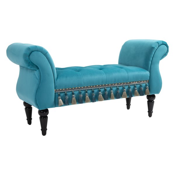 Bankstel- Gestoffeerd - Blauw