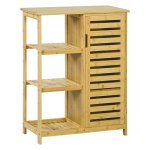 Badkamerkast - BamboeCraft - Opberggemak - Kantelbeveiliging - Naturel