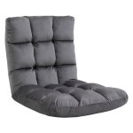 Grondstoel - ComfortPro - Verstelbare rugleuning - Zitkussen - zwart
