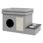 Kattenhuis - ComfortCat - Heerlijk Zacht - Grijs