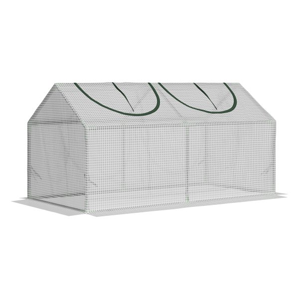 Groentekas - Tomatenhuis - Vroeg plantbed - Wit