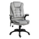 Ergonomische bureaustoel - ErgoSeat - verstelbare armleuningen - ademende meshrugleuning - grijs