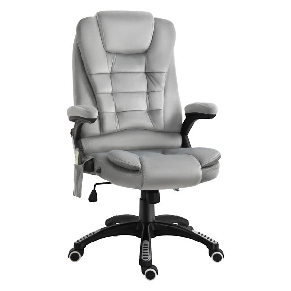 Ergonomische bureaustoel - ErgoSeat - verstelbare armleuningen - ademende meshrugleuning - grijs