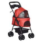 Hondenbuggy - Luxe PawHut - Vouwbaar en comfortabel - Grijs