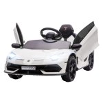 Kinderauto - KidsCar - MP3-Speler - Verlichting - Wit