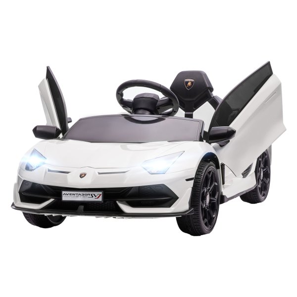 Kinderauto - KidsCar - MP3-Speler - Verlichting - Wit