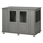Hondenkennel - PetSafe - Magnetische deur - Raam - Grijs