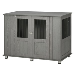 Hondenkennel - PetSafe - Magnetische deur - Raam - Grijs