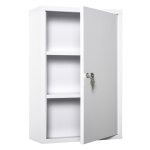 Medicijnopslag - Securibox - Met slot - 3 compartimenten - Wit