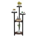 Plantenrek - Bloomingville - 5 niveaus – Houtlook - Bruin