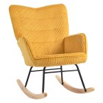 Schommelstoel - Vintage design - Geel
