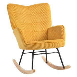 Schommelstoel - Vintage design - Geel