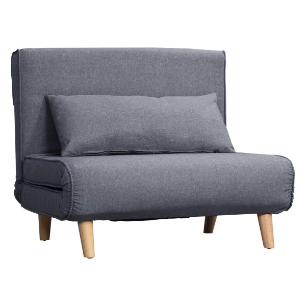 Scandinavisch – Loungesofa Deluxe – Verstelbaar – Bedfunctie - Grijs