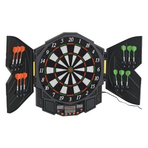 Dartsbord - Elite Darts - Elektronisch - LED verlichting - Zwart