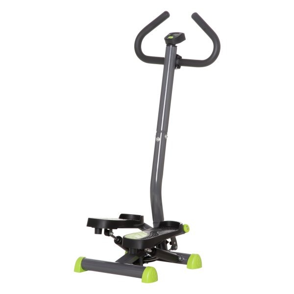 Trainingsloopband -- LCD-scherm - paraplu & handvat - grijs & groen