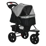 Huisdierenbuggy - ComfortRide - Inklapbaar – Grijs