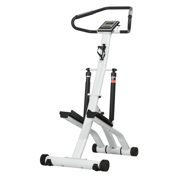 Fitnessbike - SportX - 12 weerstandsniveaus - LCD-scherm - zwart/zilver