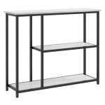 Bijzettafel - Troostende tafel - 2 niveaus - wit