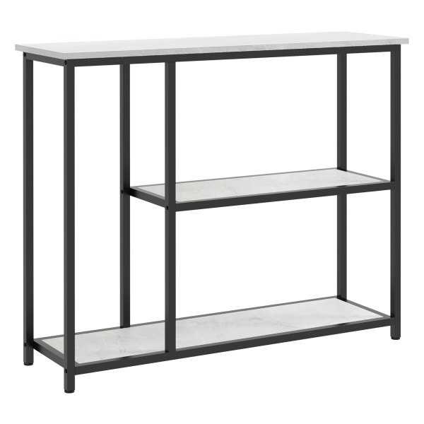 Bijzettafel - Troostende tafel - 2 niveaus - wit
