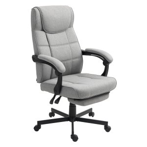 Kantoorstoel - Ergonomisch - Massagefunctie - Ligstand - Grijs
