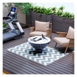 Tapijt - Outdoor Comfort - Weerbestendig - Lichtgrijs/Wit