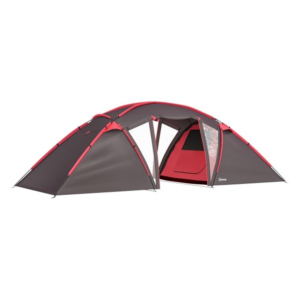 Tunneltent - Ruim - Verlichting - Grijs