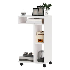 Dienblad - Mobiel - 3 vakken – Wit